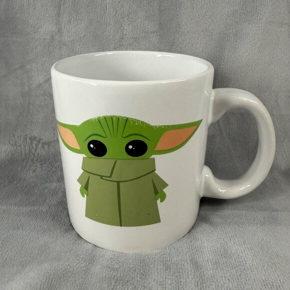 Baby Yoda Star Wars Mandalorian Child Ceramic Coffee Tea Drink Mug with Handle - Picture 2 of 16